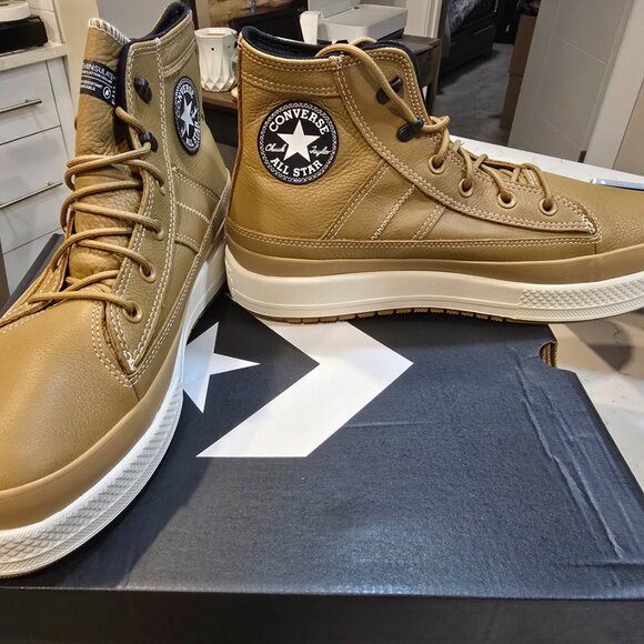 Converse Chuck Taylor All Star Equip Waterproof Hi Boots Brown A08556C Men SZ 10 - Picture 5 of 11